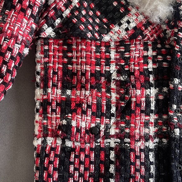 RAG & BONE
Antoine Weave Lamb Shearling-Trimmed Plaid Jacket - Picture 9 of 17